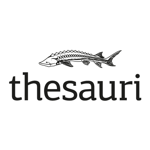 Logo of Thesauri Caviar.