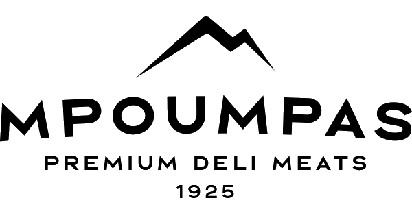 Logo of MPOUMPAS Premium Deli Meats.